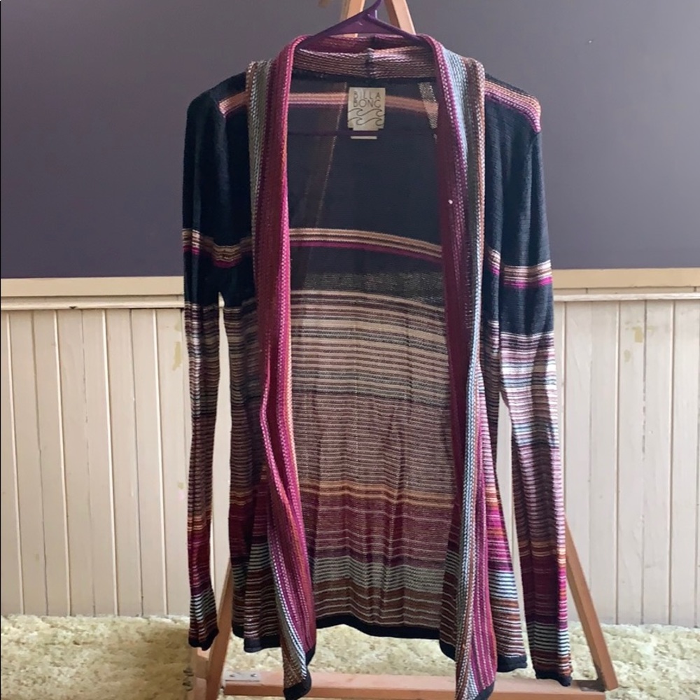 Multi colored cardigan